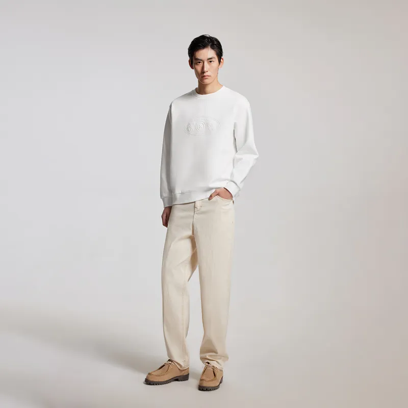 JACK JONES· Long Sleeved Sweatshirt Men's Snow White-2