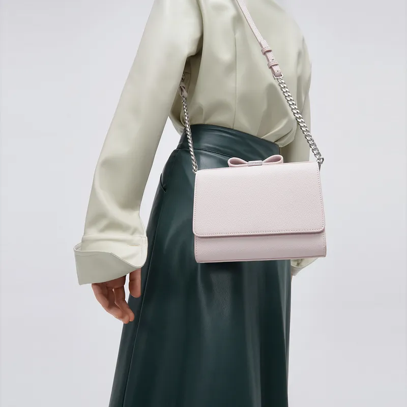 CHARLES&KEITH Polyurethane Synthetic Leather Small Square Bag Shoulder Bag Regular Women's-3