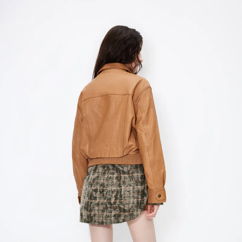 ONLY Leather Jackets Women's-5