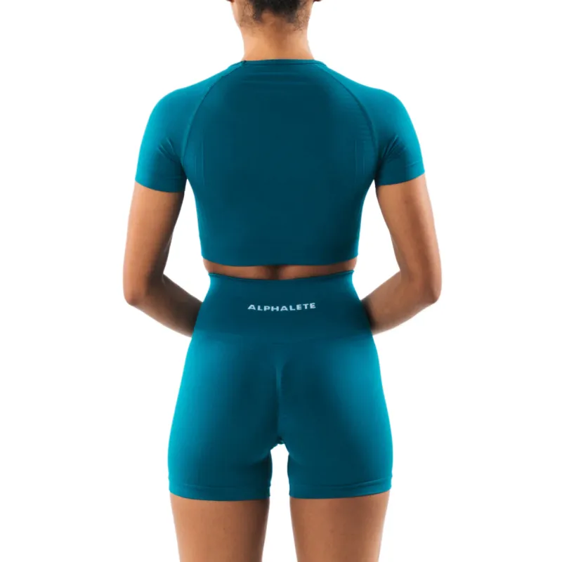ALPHALETE Yoga T Shirts Women's-4