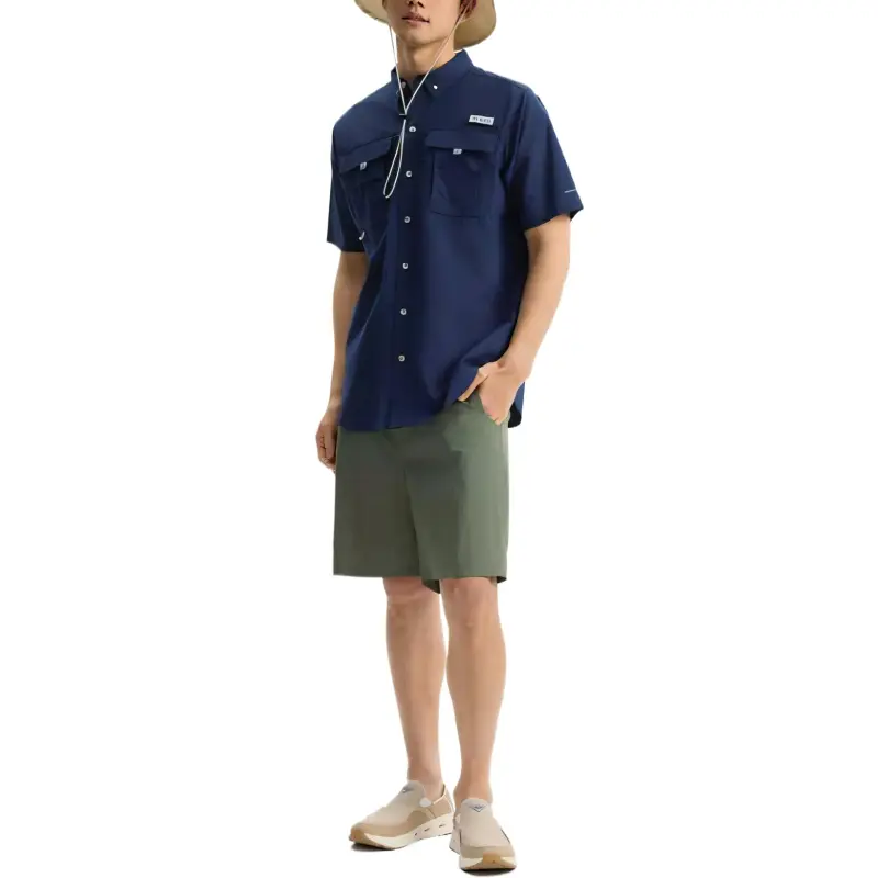 Columbia Shirt Unisex Navy Blue-5