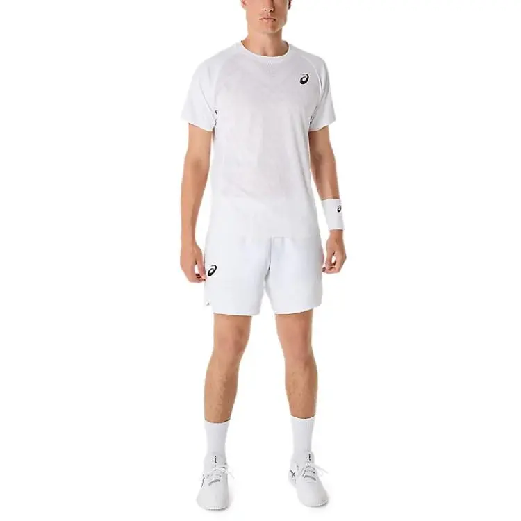 Asics MATCH ACTIBREEZE T Shirt Men's White-3
