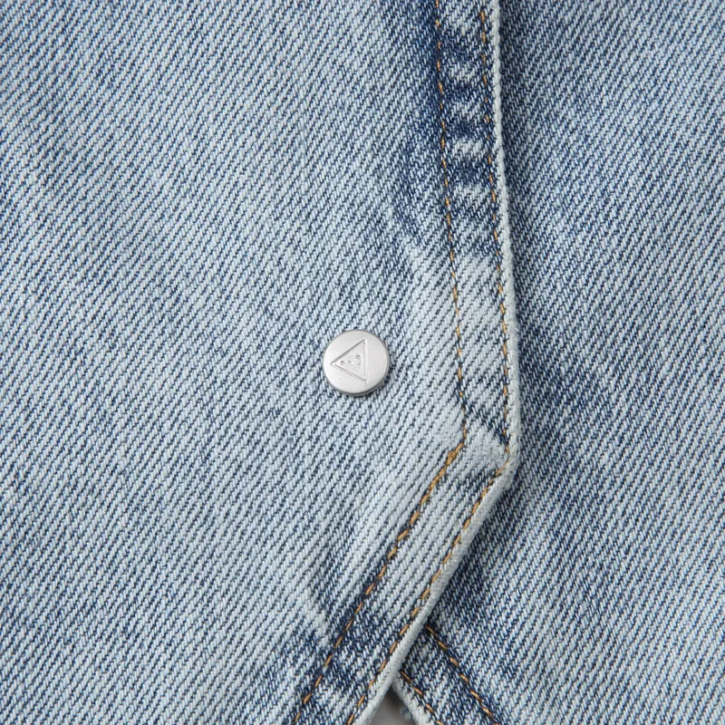 GUESS Vests Women's AULI Denim Blue-6