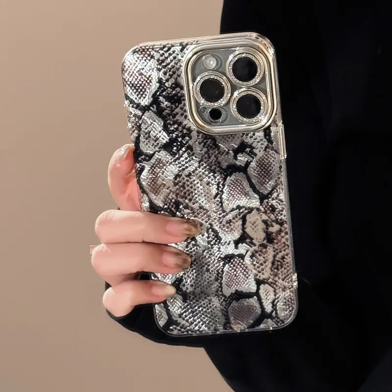 QIZHENG TPU Material Advanced Python Phone Case Compatible With Apple 16 Pro Max/15/14/13/12/11-2