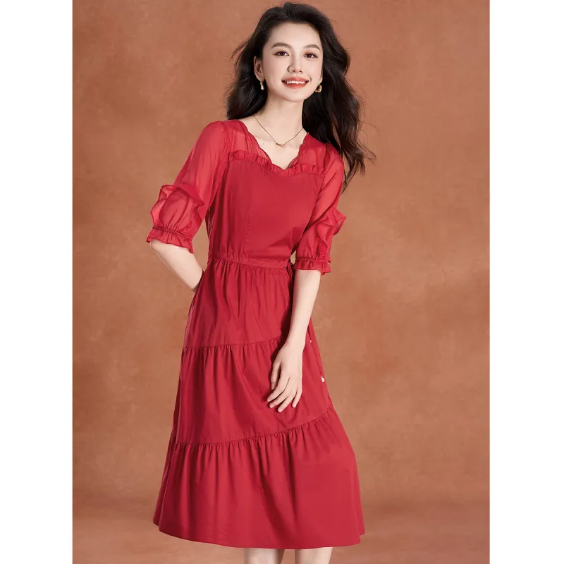 Mylan Short Sleeved Dress Women's-4