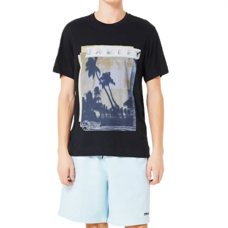 Oakley Palm Tee T Shirt Men's Power Outage-3