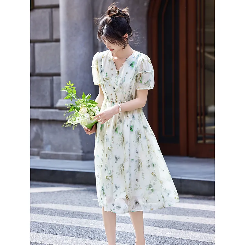 A Paradise For Awakening Short Sleeved Dress Women's-3