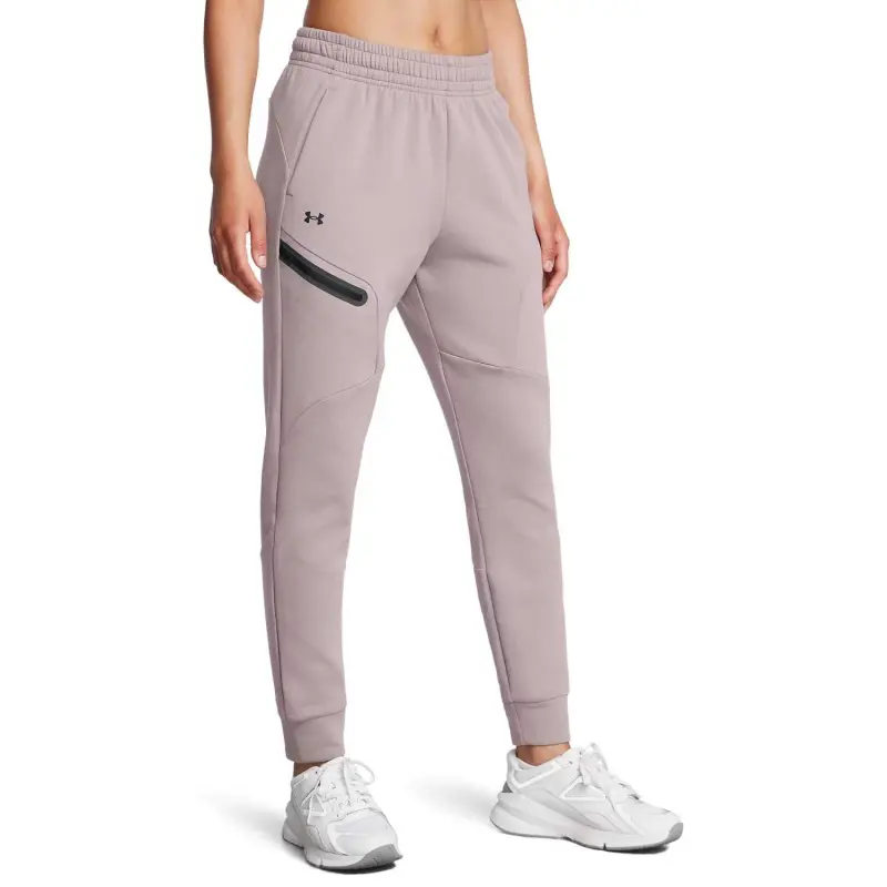 Under Armour Unstoppable UA Knitted Sports Pants Women's Light Pink-3