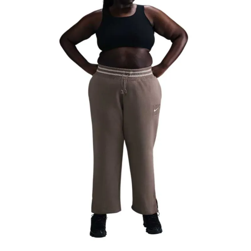 Nike Sportswear Phoenix Fleece SS25 Casual Pants Women's Brown-1