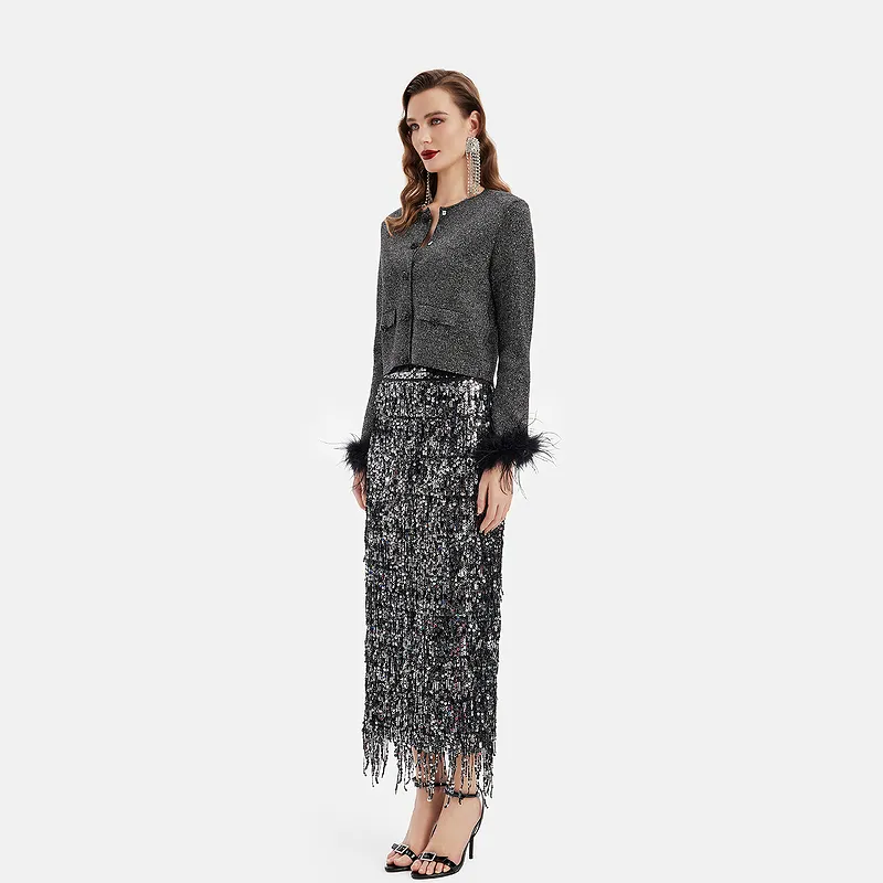 Rich Radi Q's Cropped Coats Women's-3