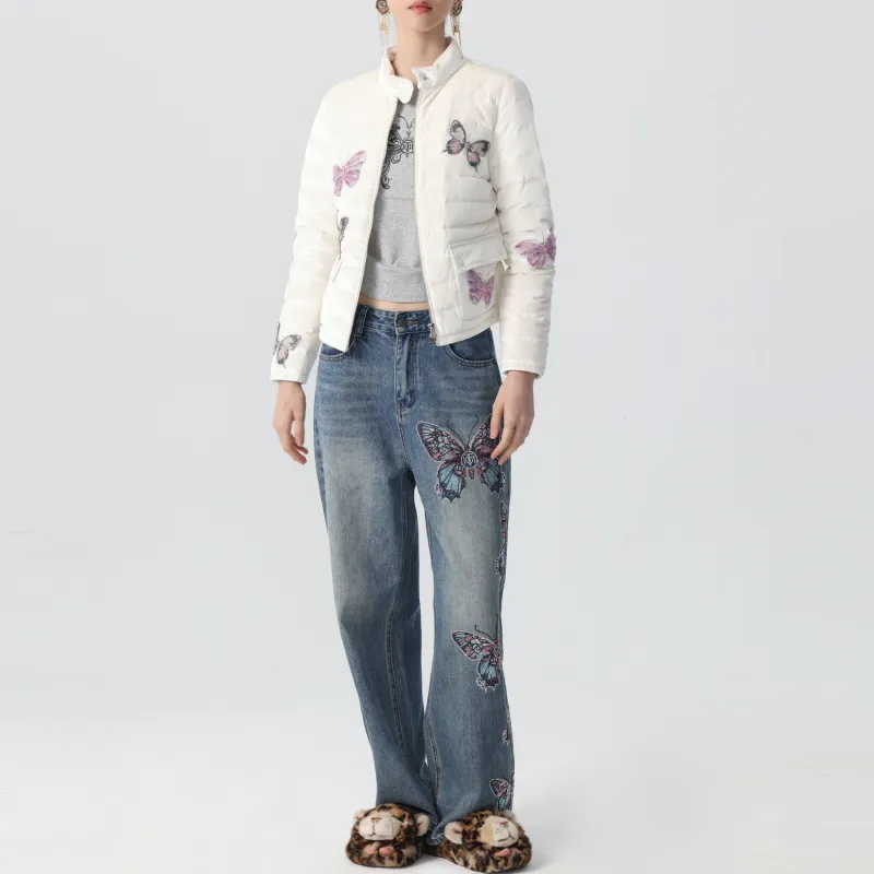 TCH Down Jackets Women's White-5
