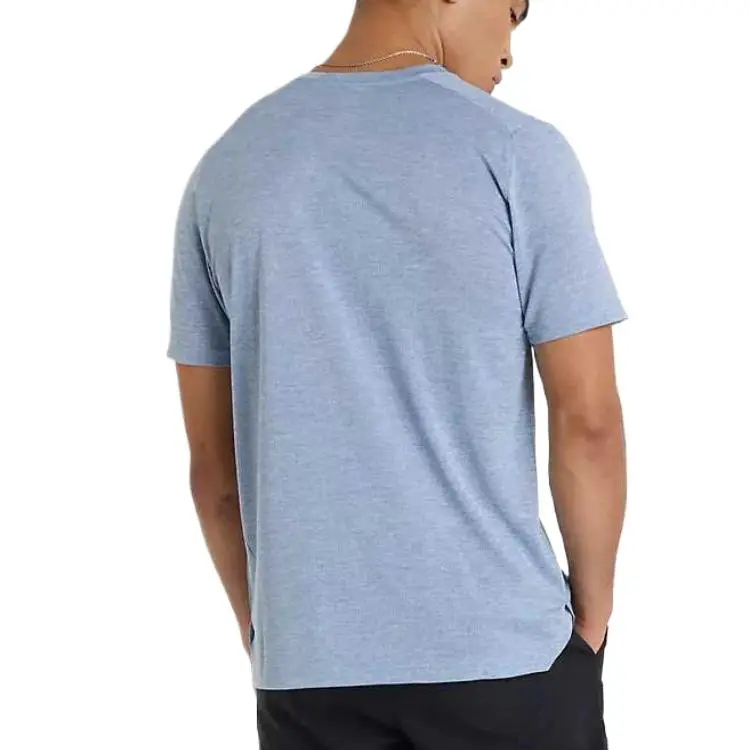 New Balance T Shirts Men Blue-2