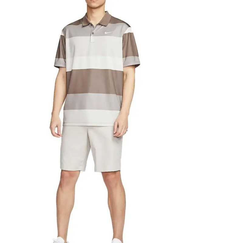 Nike Victory+Dri Fit Swoosh Polo Shirt Men's Brown-2
