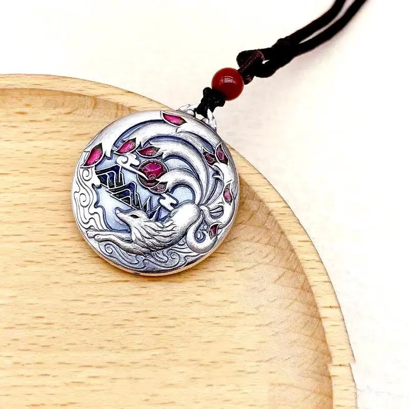 FUYUFU 999 Fine Silver Necklaces Women's-4