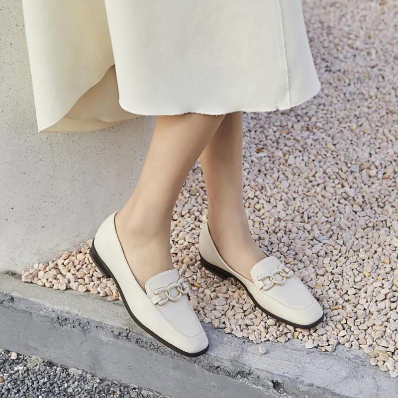 Clarks Loafers Women's White-6