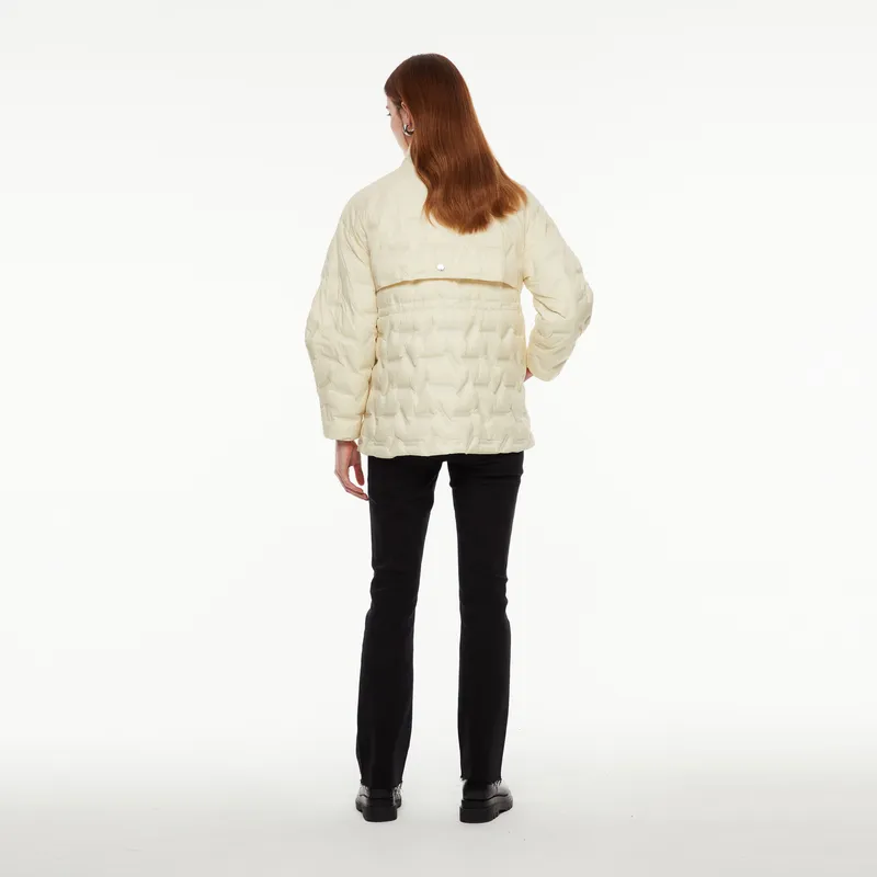 GUESS Down Jacket Women's Light Beige-2
