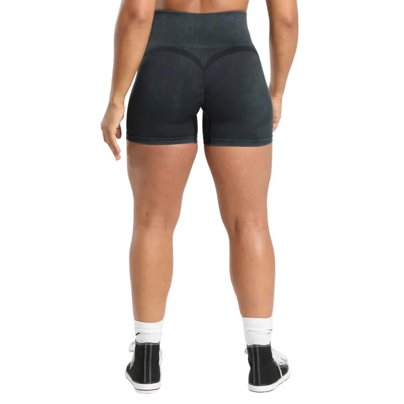 GYMSHARK Gains Seamless Washed Shorts Sports Shorts Women's-7