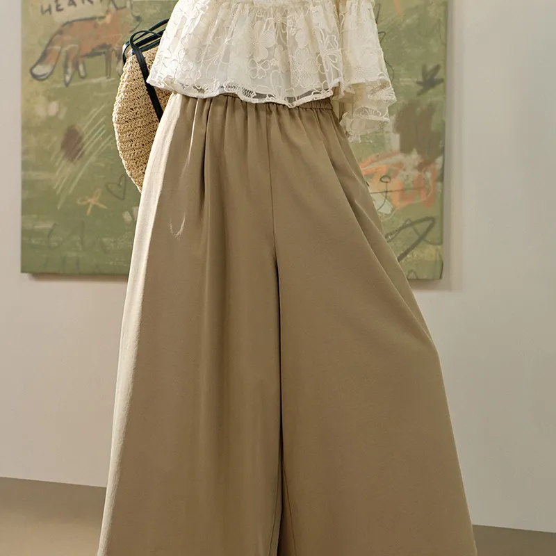 KUOSE Casual Pants Women's Khaki-6