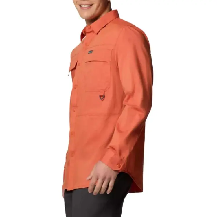 Columbia Landroamer Twill Long Sleeve Shirt Shirt Men's Orange-2