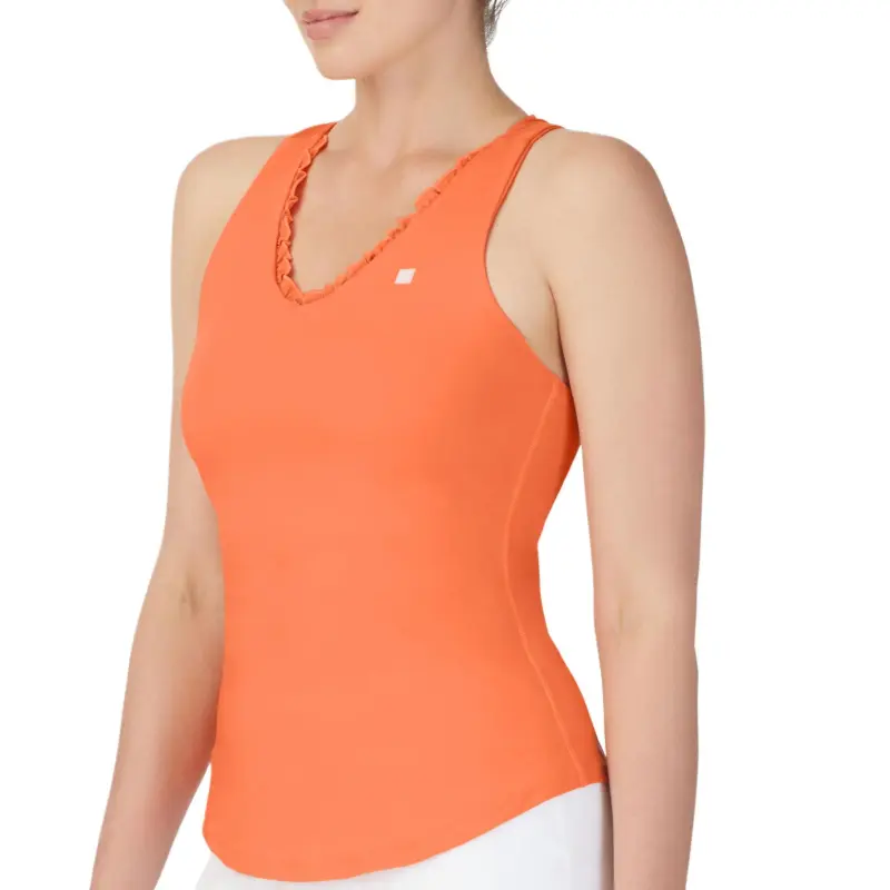 FILA Tank Tops Women's Orange 874-3