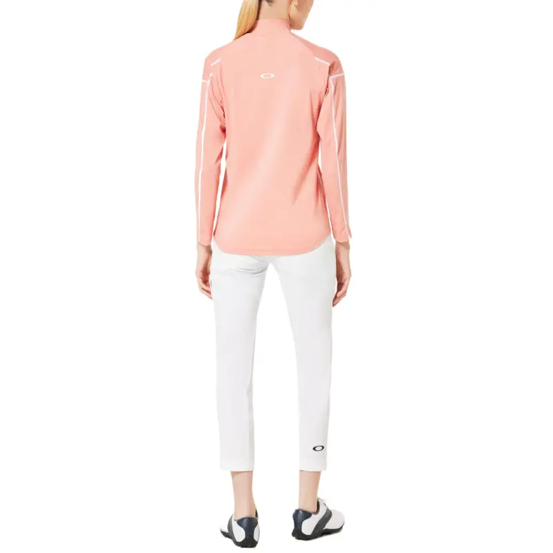 Oakley Regular T Shirt Women's Coral Mud Gray Fossil-5