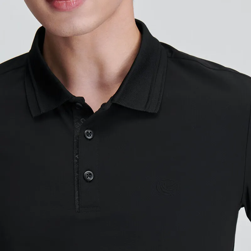 SAINT ANGELO Polo Shirts Unisex Obsidian Black-5