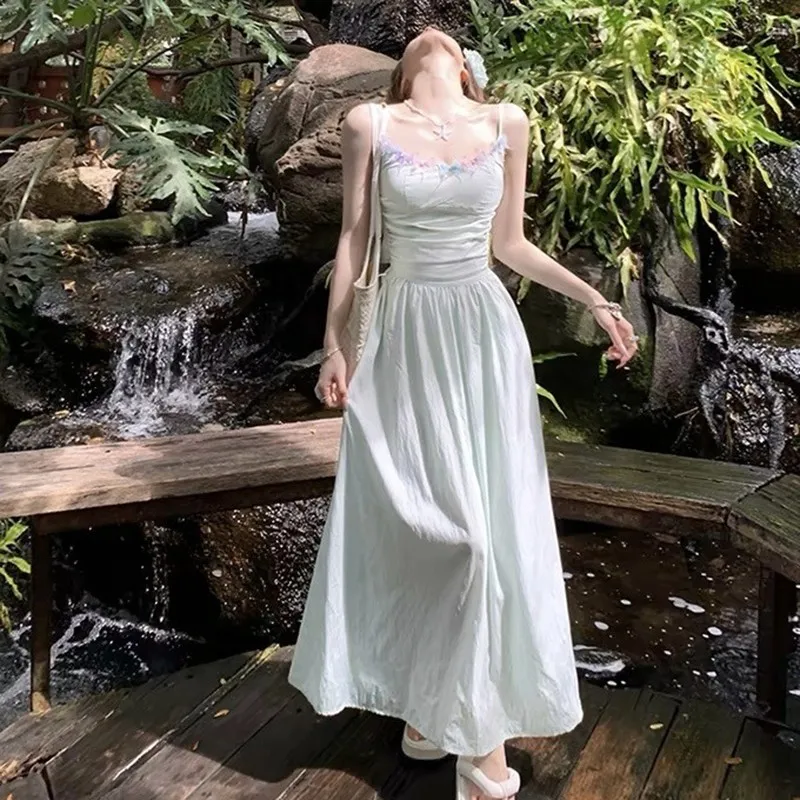 BEAUTIFUL CONFESSION Slip Dress Women's Mint Green-7