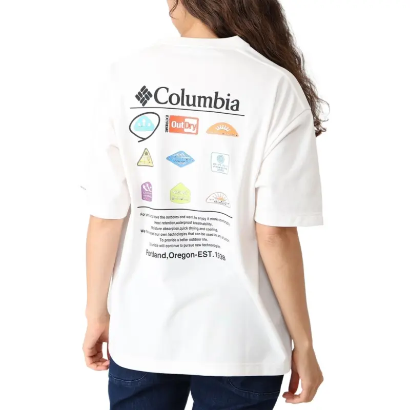 Columbia Stack Brook T Shirt Men's White 125-5