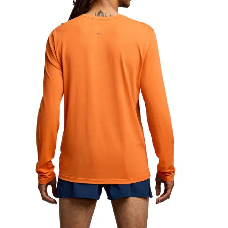 Saucony Stopwatch Long Sleeve T-Shirt Men's Fragrance Heather-1