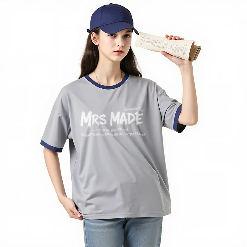 FAIRWHALE Drop Shoulder Sleeve T Shirt Women's-27