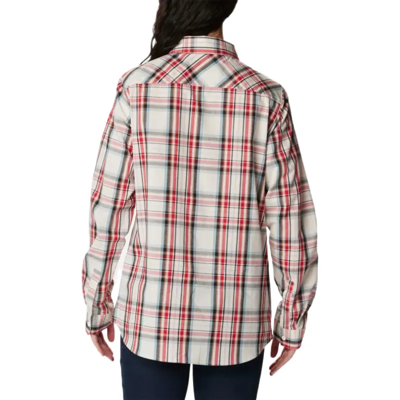 Columbia Anytime Shirt Women's Red-1