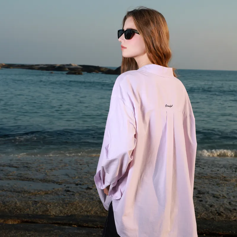3COLOUR Shirt Women's Taro Purple-5