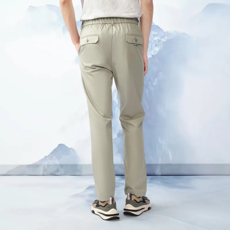 HLA The Mountain Is Not In The High Series Casual Pants Men-3