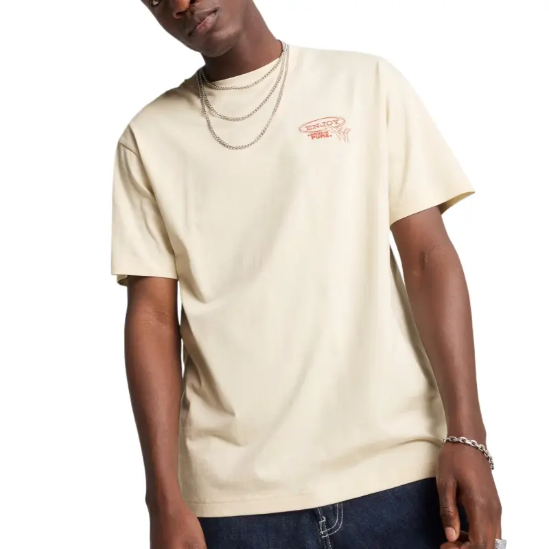 PUMA Drive In T Shirt Men's High Mountain Snow-2