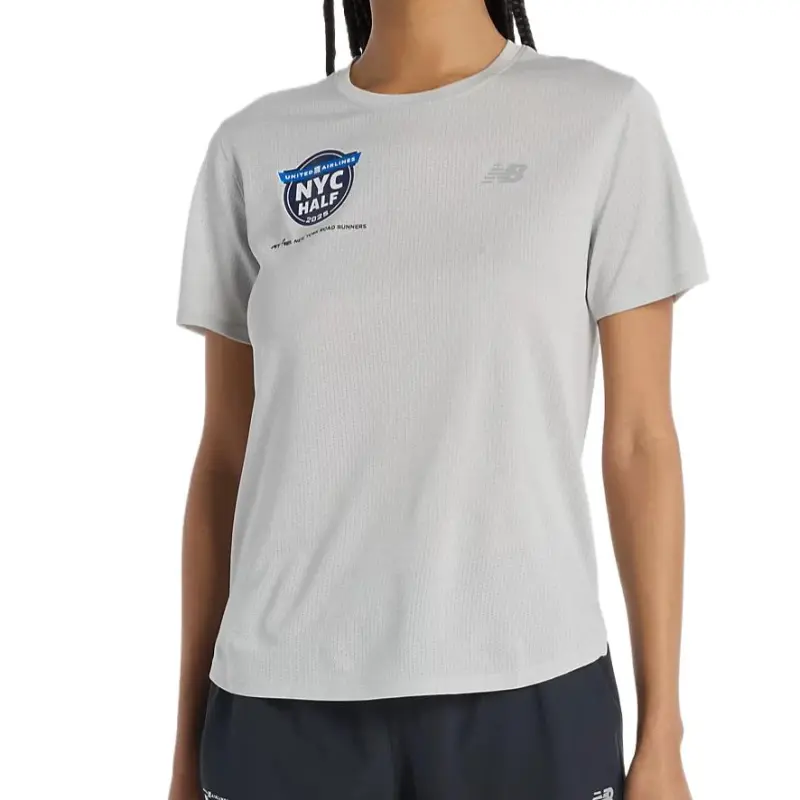 New Balance United Airlines NYC Regular T Shirt Women's Gray-1