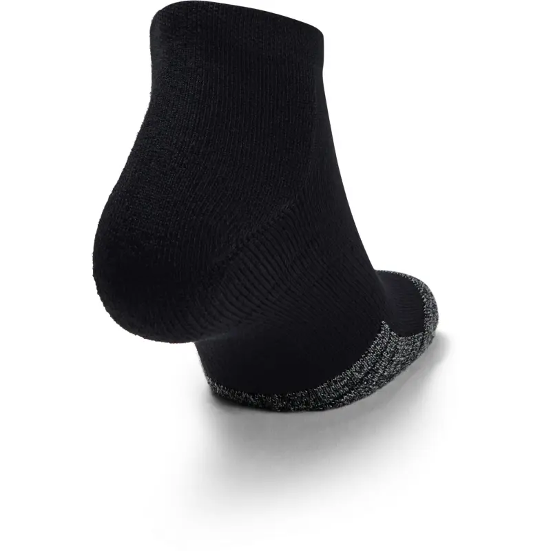 Under Armour HeatGear LOW CUT Ankle Socks Unisex 3 Pack Black 001-4