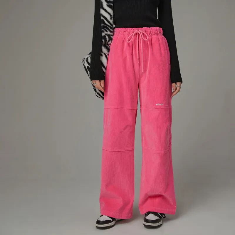 CHUU Casual Pants Women's Pink-2