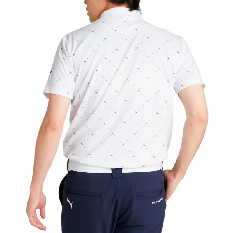 PUMA AOP Golf Clothing Men's White-3