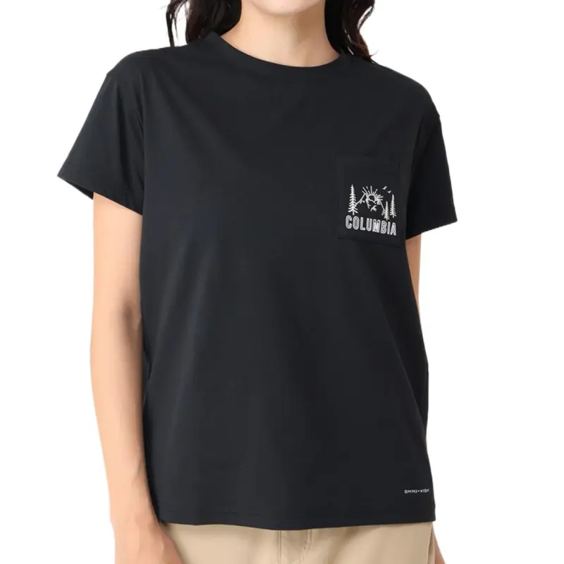 Columbia SS25 T Shirt Women's Black-2