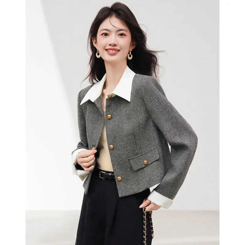 XINFEIYU Jackets Women's Black-5