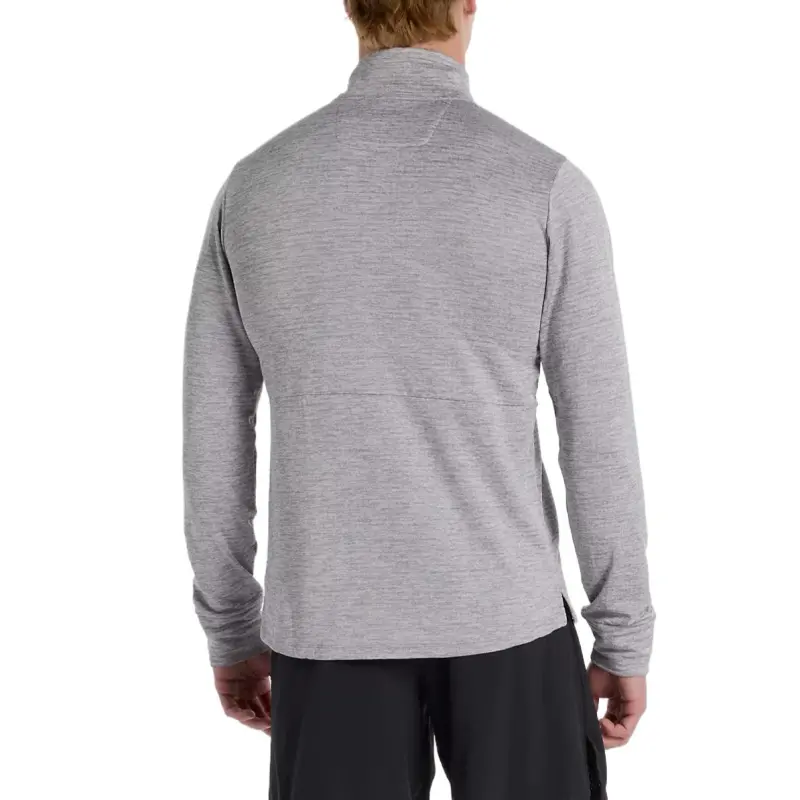 New Balance United Airlines NYCHeat Grid Sweatshirt Men's Gray-3