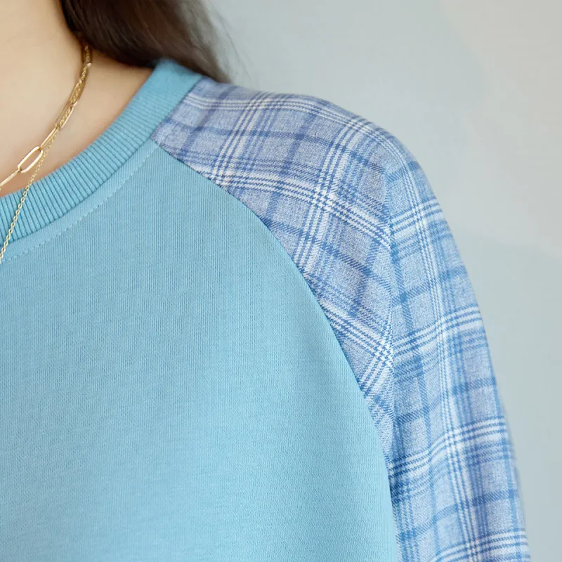 Like The Age Of Water Sweatshirt Loose Fit Women's Blue-6