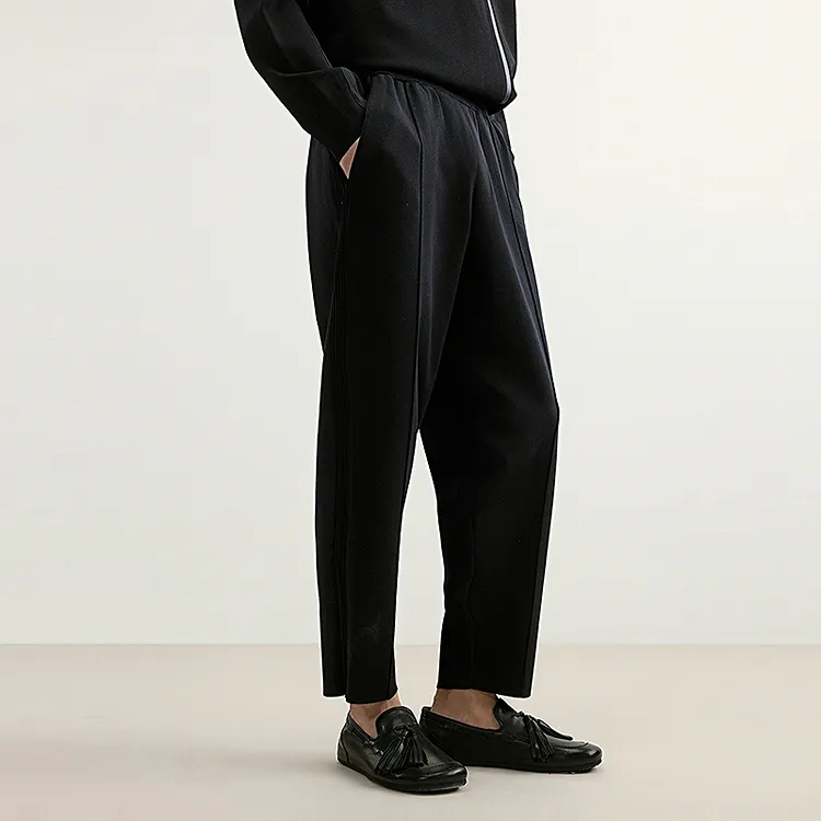 CROQUIS Casual Pants Men's Jet Black-4