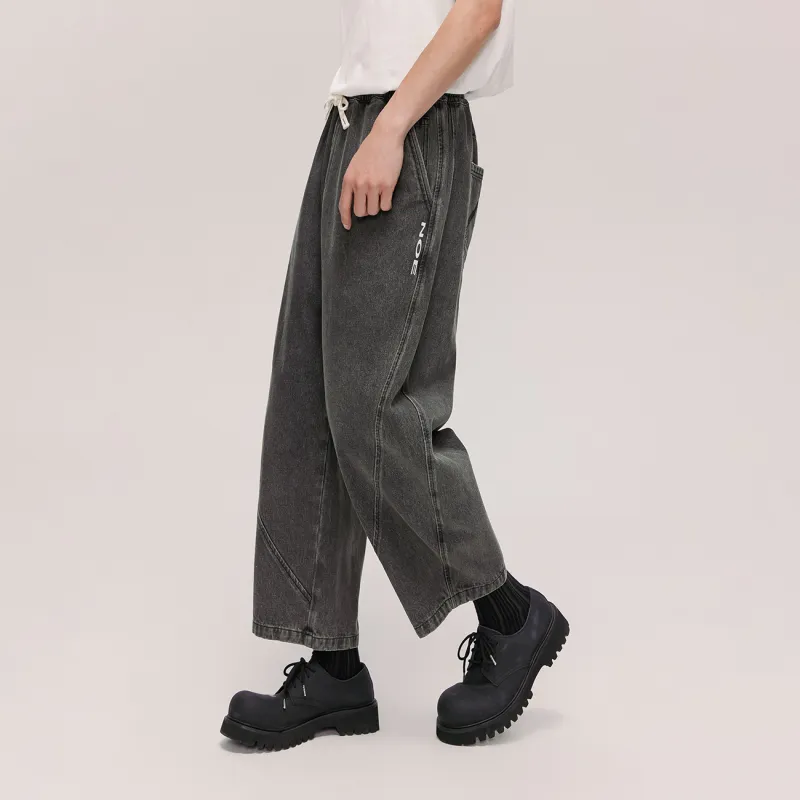 NO ONE ELSE Jeans Unisex Black-2