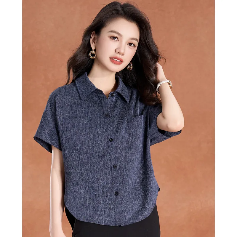 Mylan Shirts Women's Blue-3
