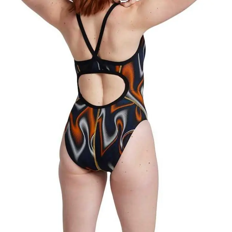 Speedo Purpose Flyback One Piece Blue One piece Swimsuit Women's-9
