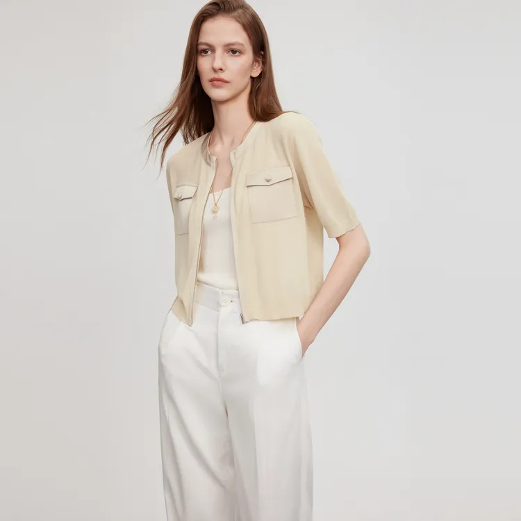 ELLE Knitwear Women's Khaki-6