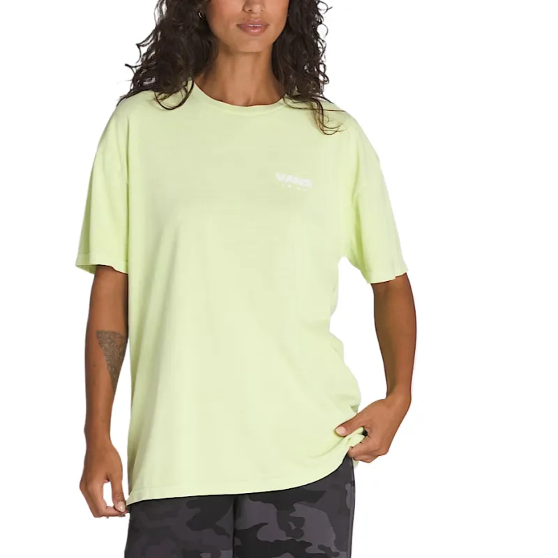 Vans Regular T Shirt Women's Dark Shadow Lime Green-1