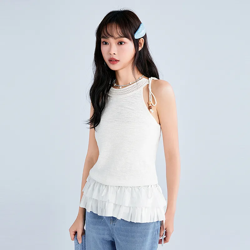 LEDIN Knitwear Women's White-2