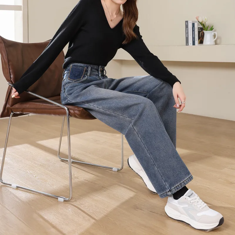 TERRE BLEUE Jeans Women's Blue-4